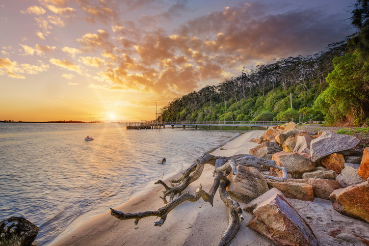 The Narrows at Kalimna in the Gippsland Lakes Victoria