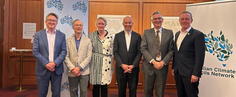 Matt Kean with others at the Australian Climate Councils Network