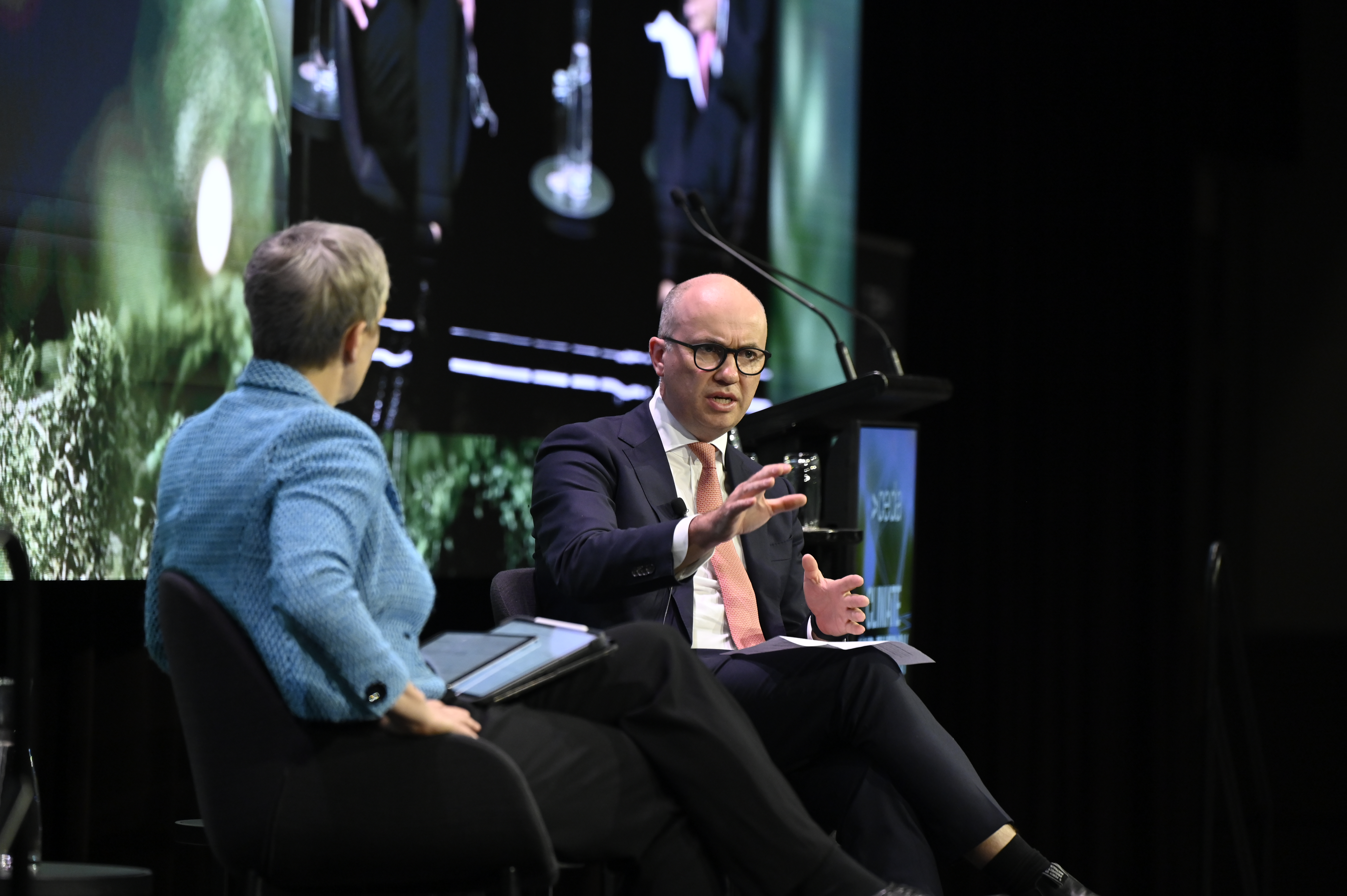 Matt Kean CEDA speaking close up