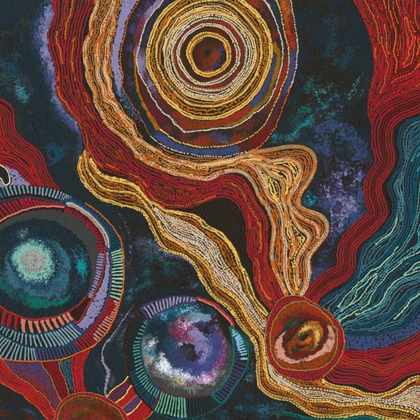Natalie L. Simmons (2023) “Birrang” (Wiradjuri for journey) 