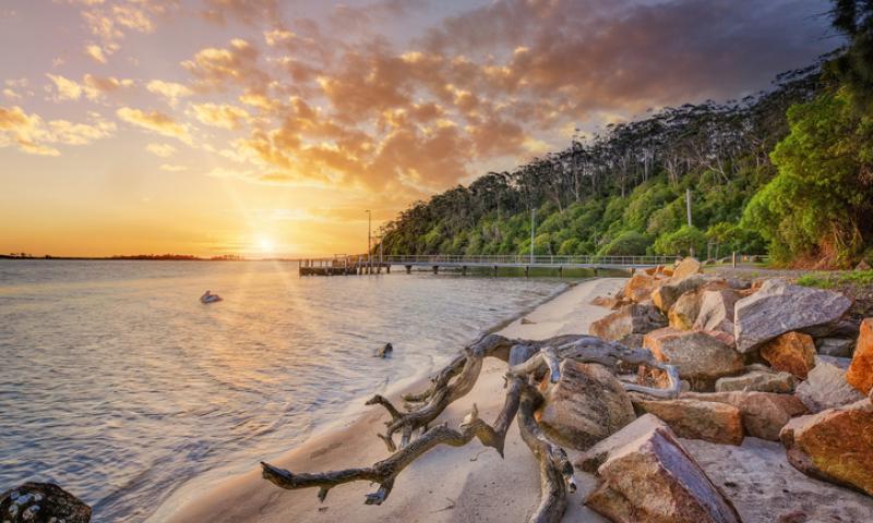 The Narrows at Kalimna in the Gippsland Lakes Victoria