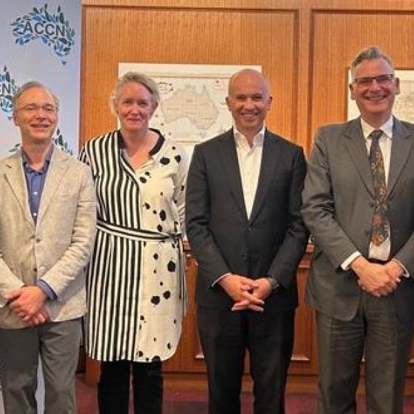 Matt Kean with others at the Australian Climate Councils Network