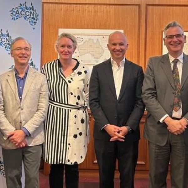 Matt Kean with others at the Australian Climate Councils Network