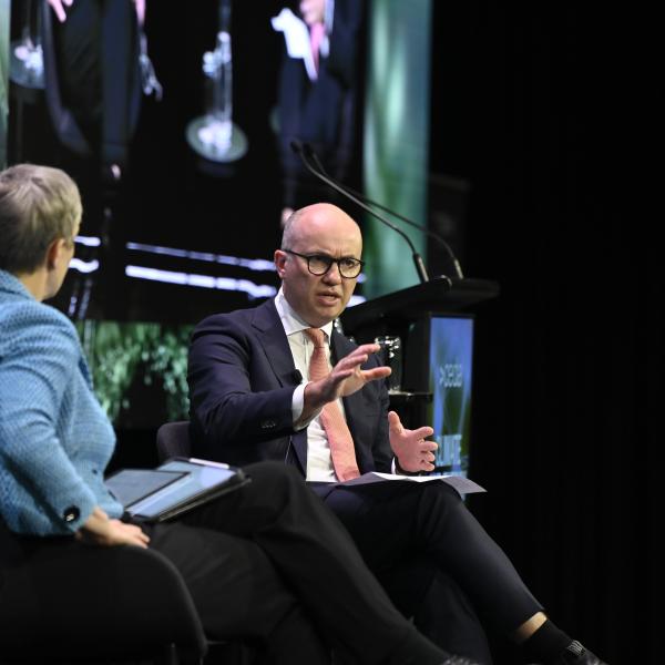 Matt Kean CEDA speaking close up