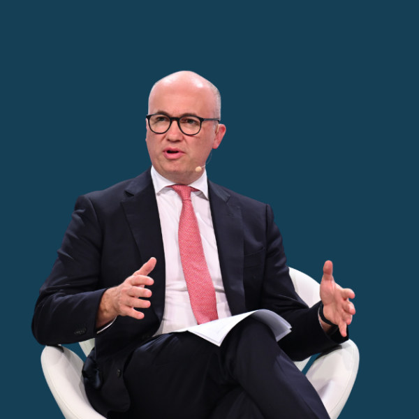 Matt Kean sitting on chair speaking
